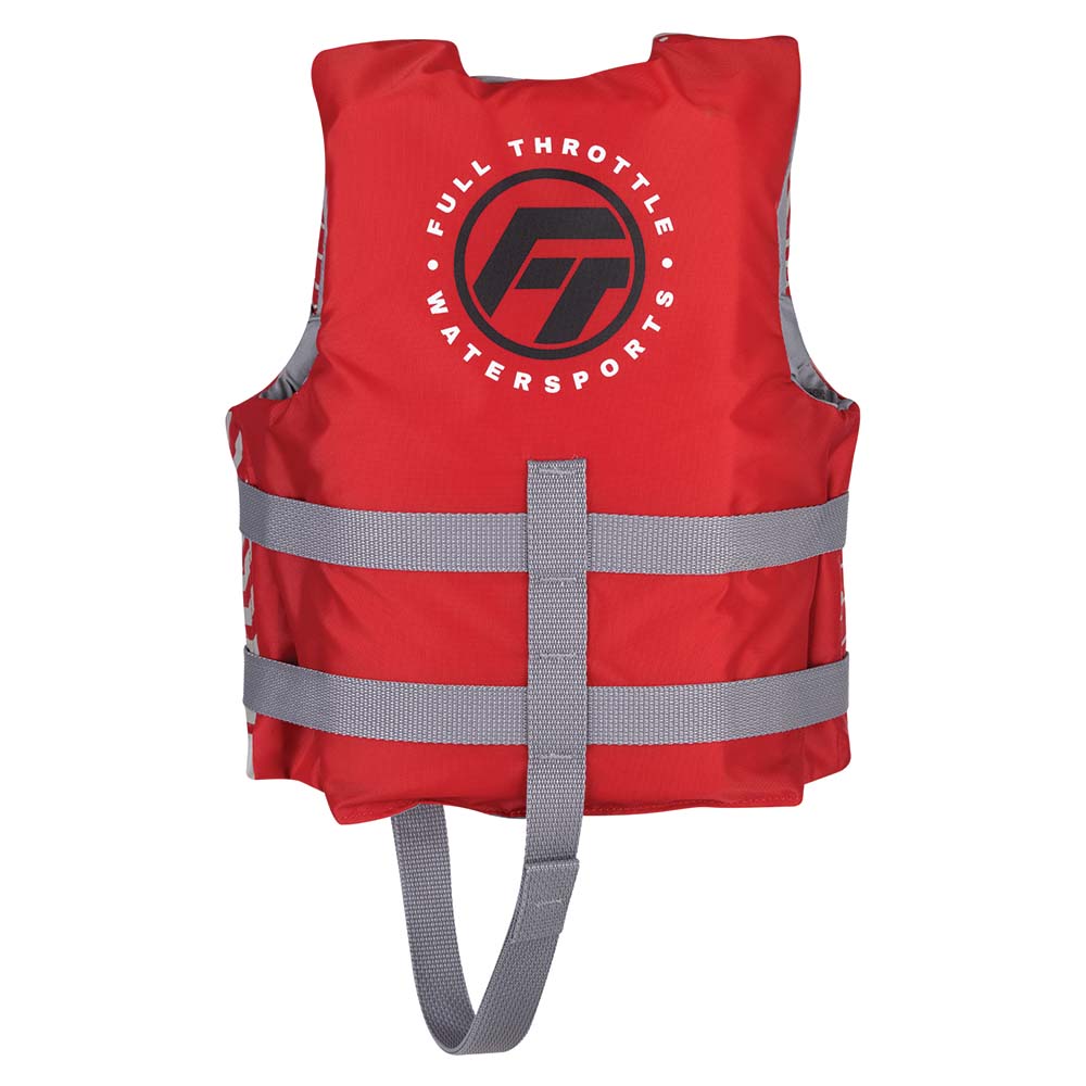 Full Throttle Child Nylon Life Jacket - Red - Deckhand Marine Supply