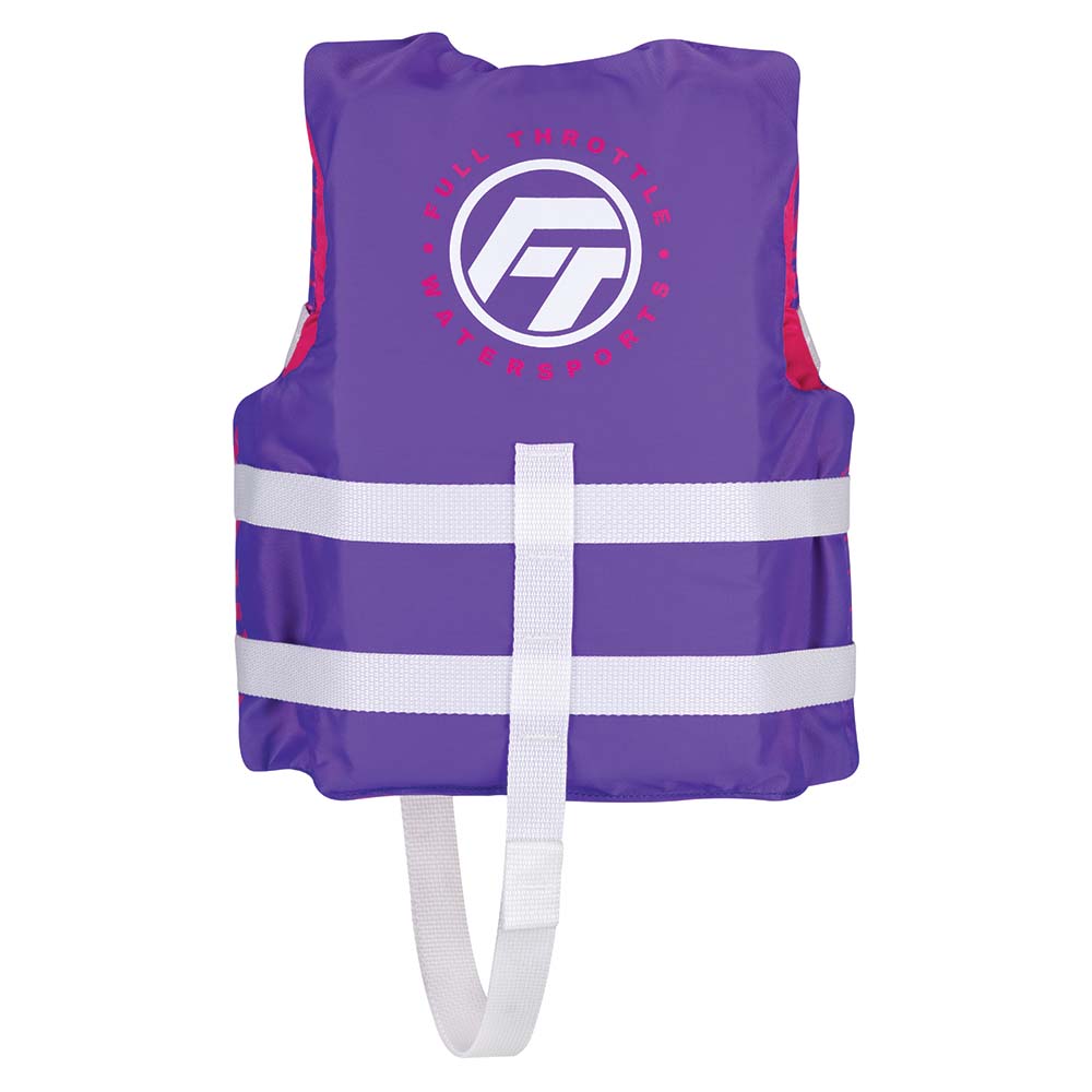 Full Throttle Child Nylon Life Jacket - Purple - Deckhand Marine Supply