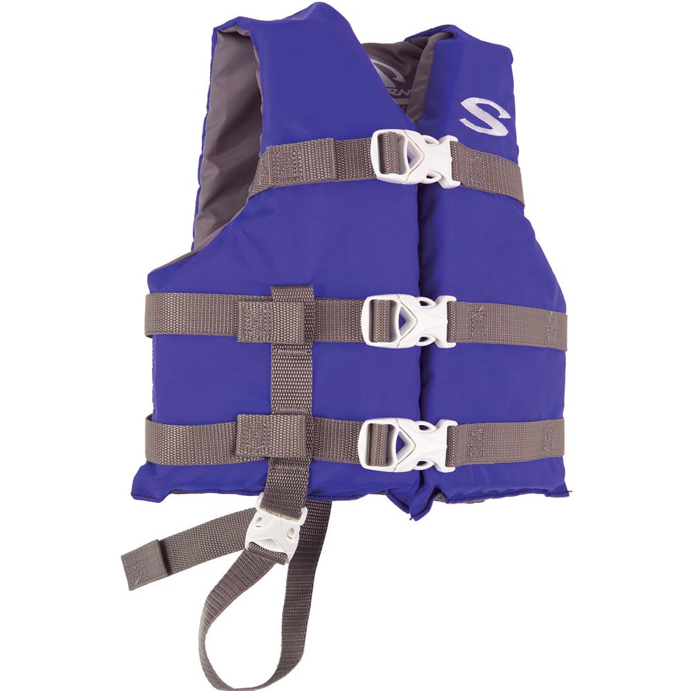 StearnsClassic Series Child Life Jacket - 30-50lbs - Blue/Grey - Deckhand Marine Supply