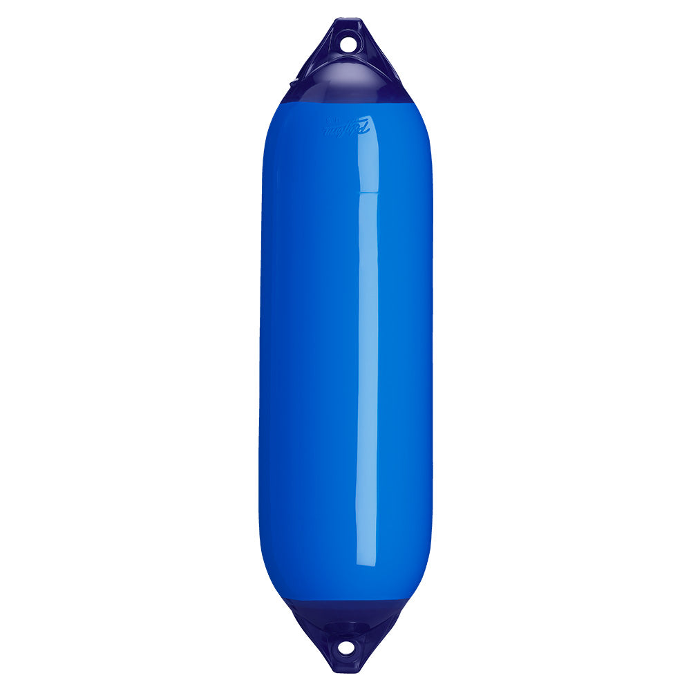 Polyform F-6 Twin Eye Fender 11" x 42" - Blue - Deckhand Marine Supply