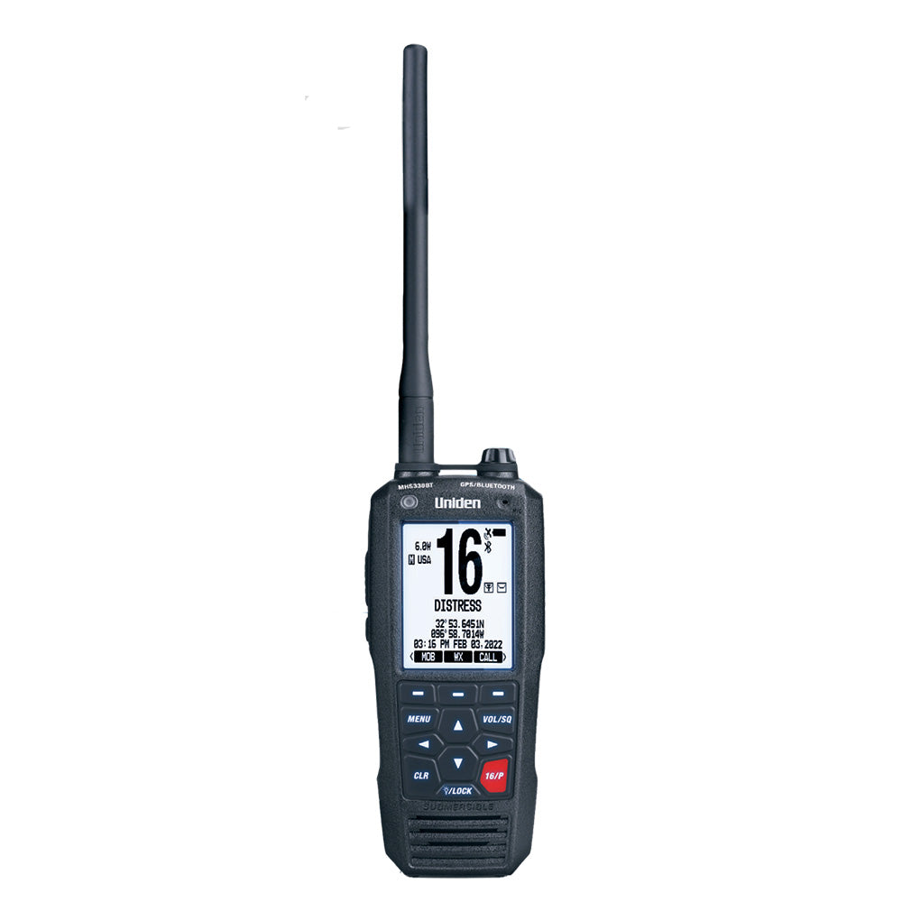 Uniden MHS338BT VHF Marine Radio w/GPS Bluetooth - Deckhand Marine Supply