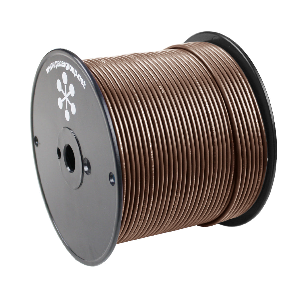 Pacer Brown 18 AWG Primary Wire - 500 - Deckhand Marine Supply