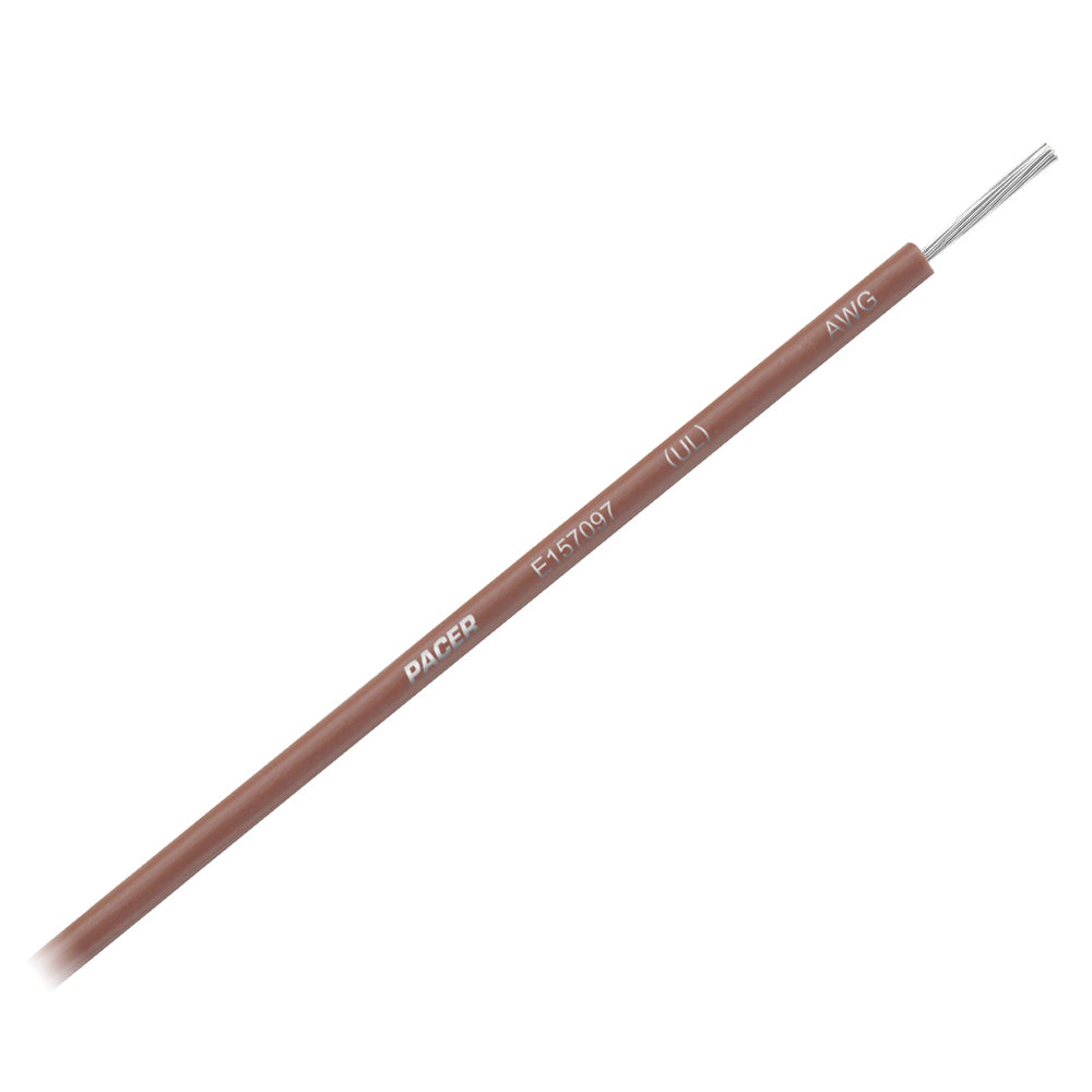 Pacer Brown 14 AWG Primary Wire - 25 - Deckhand Marine Supply