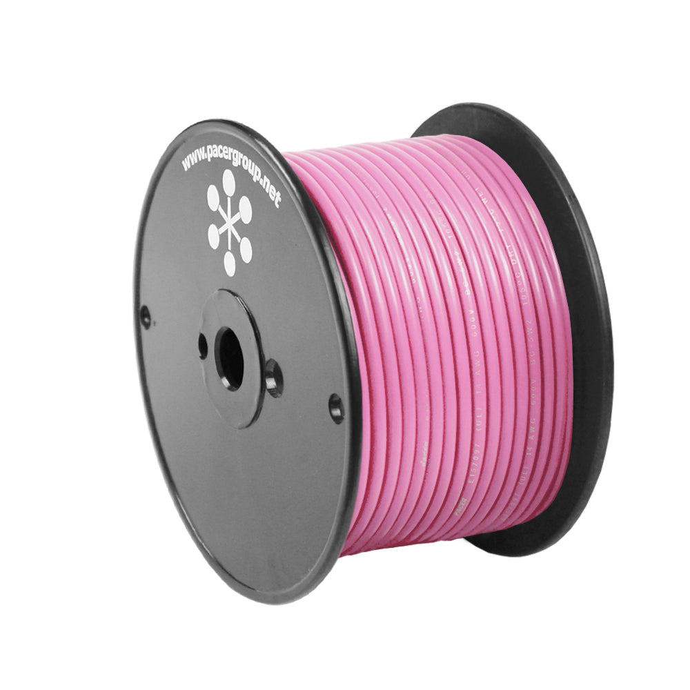 Pacer Pink 14 AWG Primary Wire - 100 - Deckhand Marine Supply