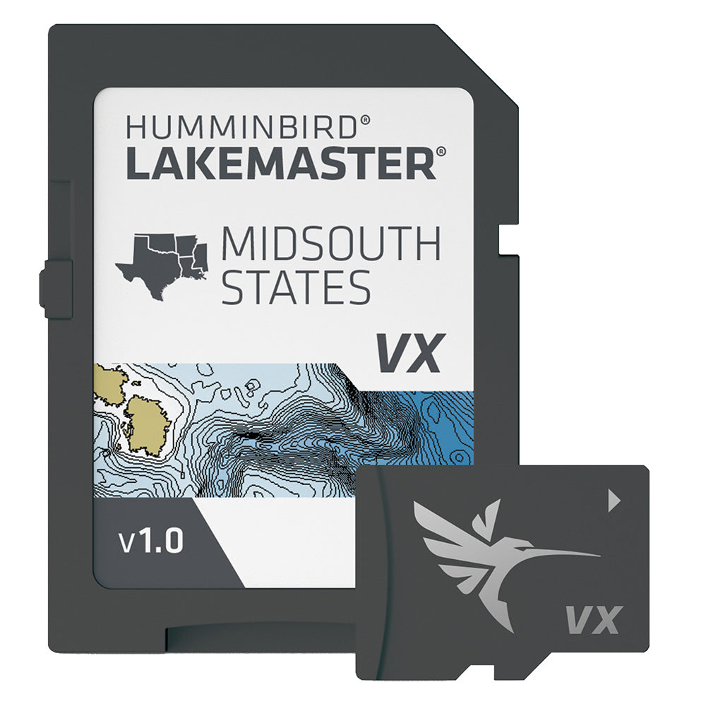 Humminbird LakeMaster VX - Mid-South States - Deckhand Marine Supply