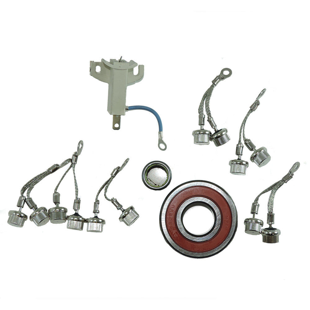 Balmar Offshore Repair Kit 94 Series 12/24V Includes Bearings, Brushes, Positive/Negative Diode - Deckhand Marine Supply