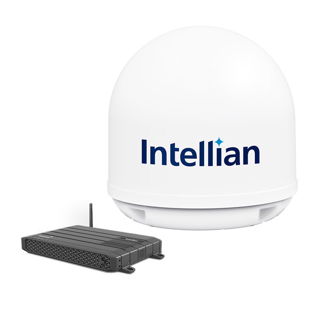 Intellian FB250 Inmarsat Fleet Broadband Maritime Terminal w/Stand-Alone BDU - Deckhand Marine Supply