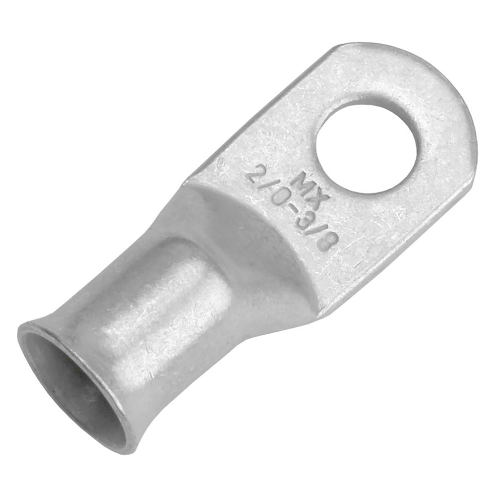 Pacer Tinned Lug 2/0 AWG - 3/8" Stud Size - 2 Pack - Deckhand Marine Supply