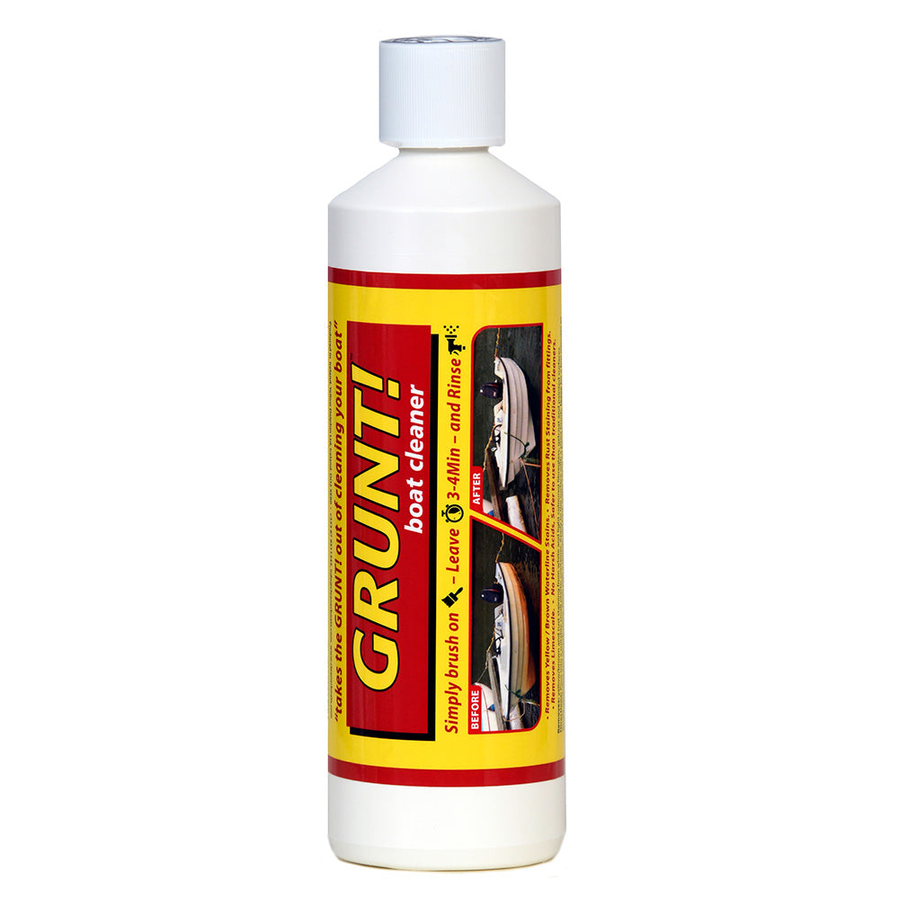GRUNT! 16oz Boat Cleaner - Removes Waterline  Rust Stains - Deckhand Marine Supply