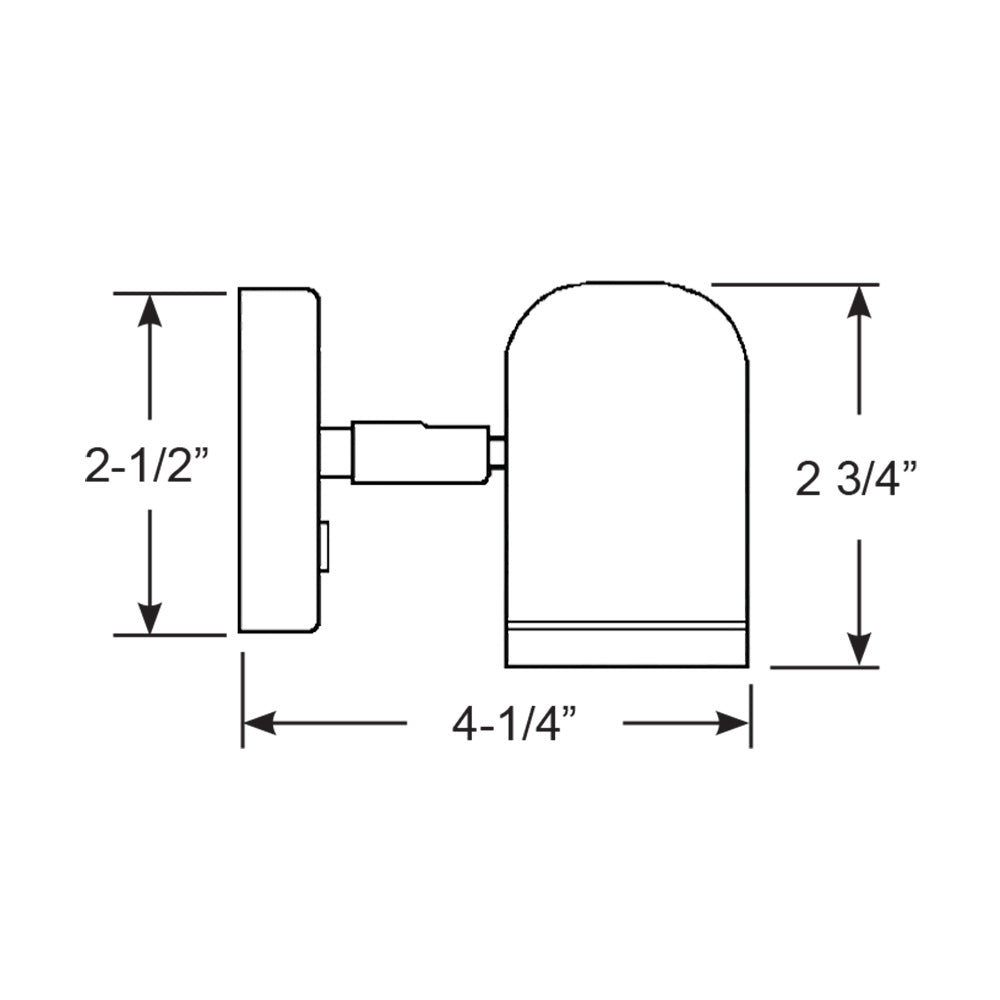 Scandvik LED Brass Reading Light - 10-30V - Deckhand Marine Supply