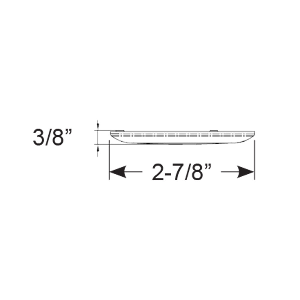 Scandvik B3 Downlight Surface Mount - Cool White - SS Trim - IP67 - 12/24V - Deckhand Marine Supply