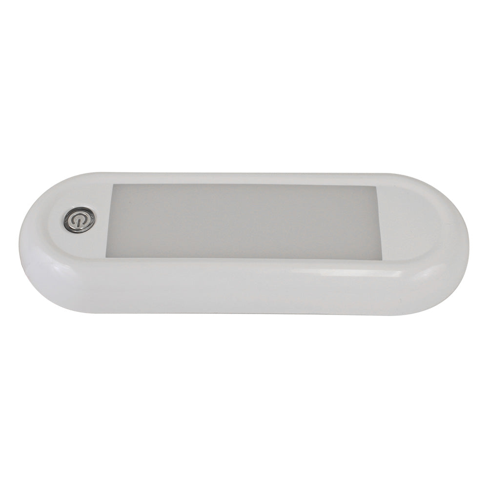 Scandvik 7" Oval Dome Light w/Switch  Dimming - 12/24V - Deckhand Marine Supply