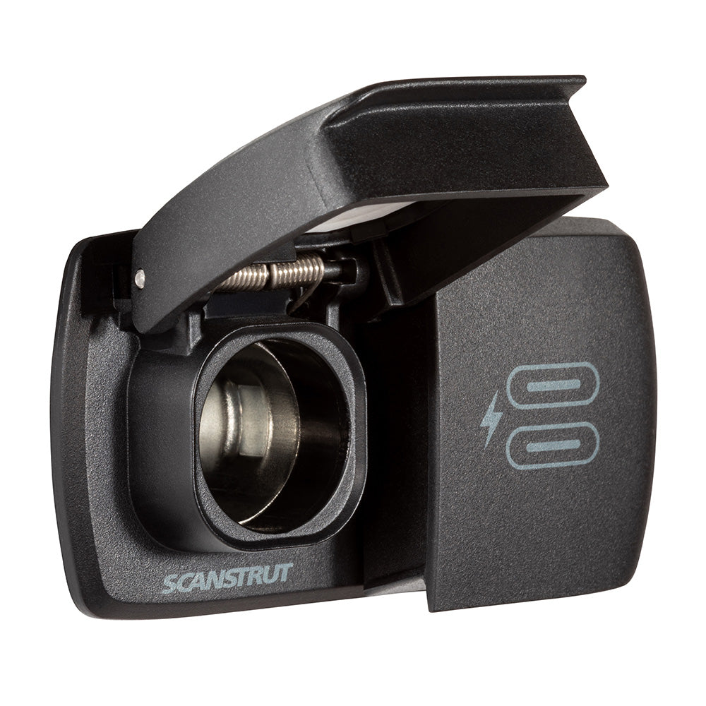 Scanstrut Flip Pro Multi - Dual USB-C  12V Power Socket - Deckhand Marine Supply