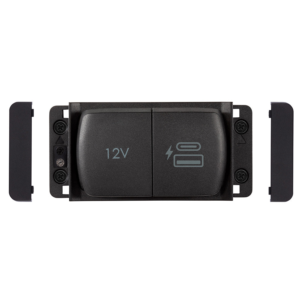 Scanstrut Flip Pro Multi - Dual USB-C  12V Power Socket - Deckhand Marine Supply