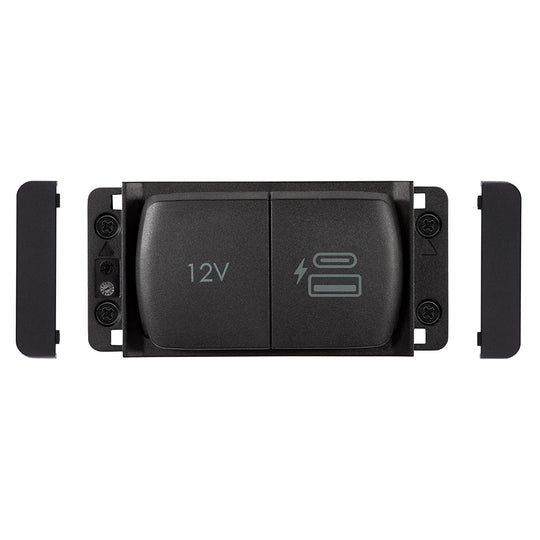Scanstrut Flip Pro Multi - Dual USB-C  12V Power Socket - Deckhand Marine Supply