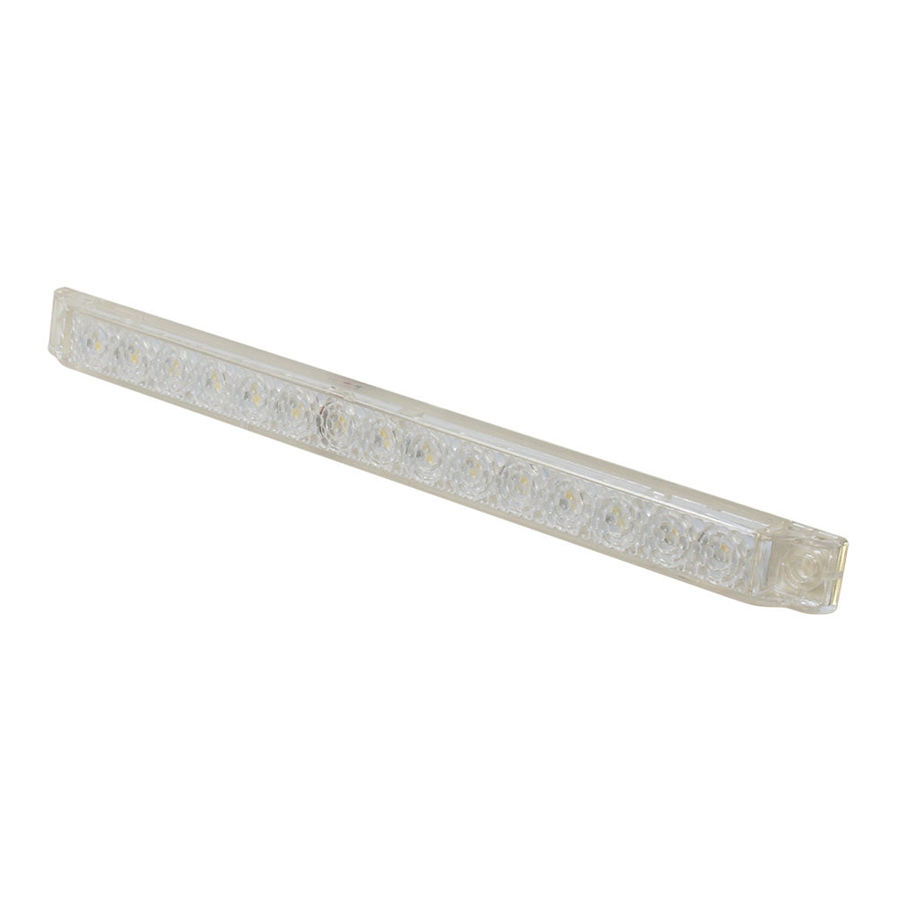 Scandvik 8" LED Light Strip - White w/Gasket - 12V - Deckhand Marine Supply