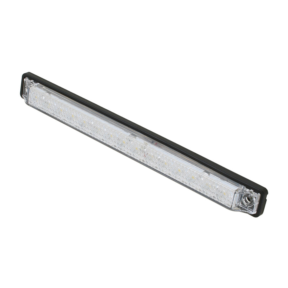 Scandvik 8" LED Light Strip - White w/Gasket - 12V - Deckhand Marine Supply