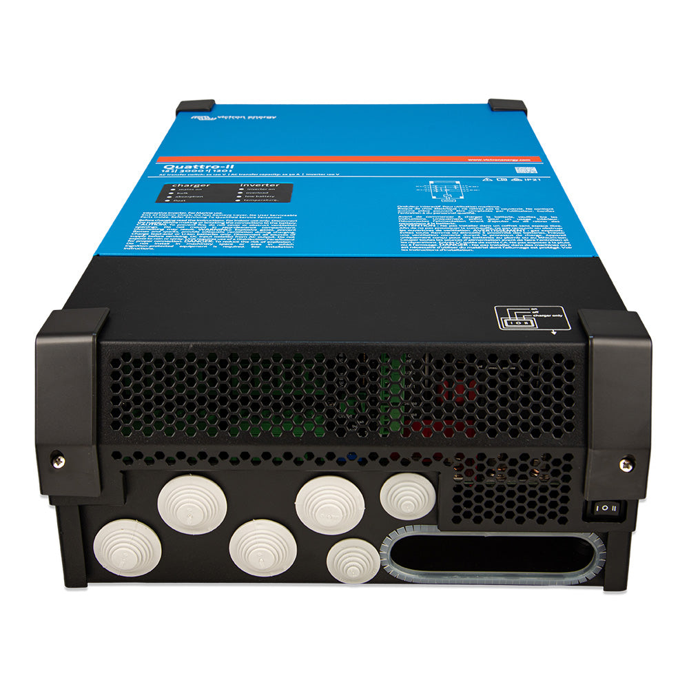 Victron Quattro-II - 12/3000 - 120-50/50 - 2X 120V - Deckhand Marine Supply