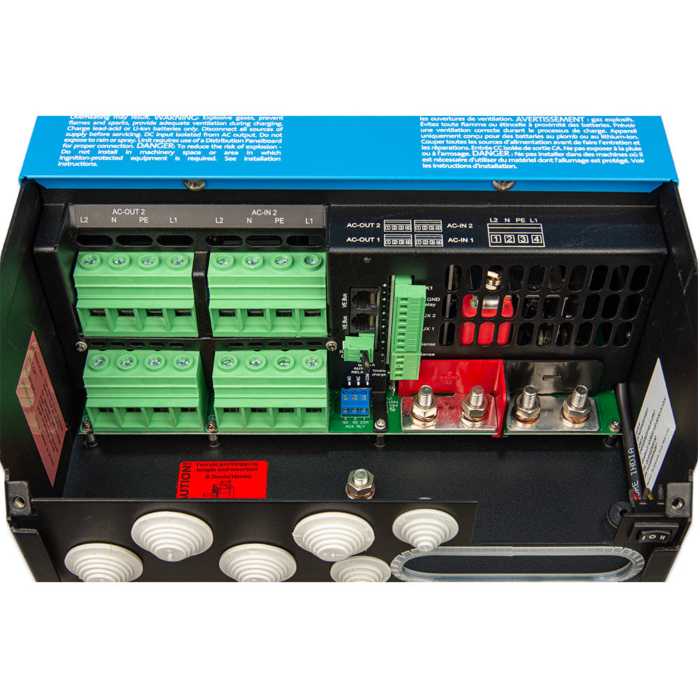 Victron Quattro-II - 12/3000 - 120-50/50 - 2X 120V - Deckhand Marine Supply