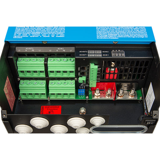 Victron Quattro-II - 12/3000 - 120-50/50 - 2X 120V - Deckhand Marine Supply