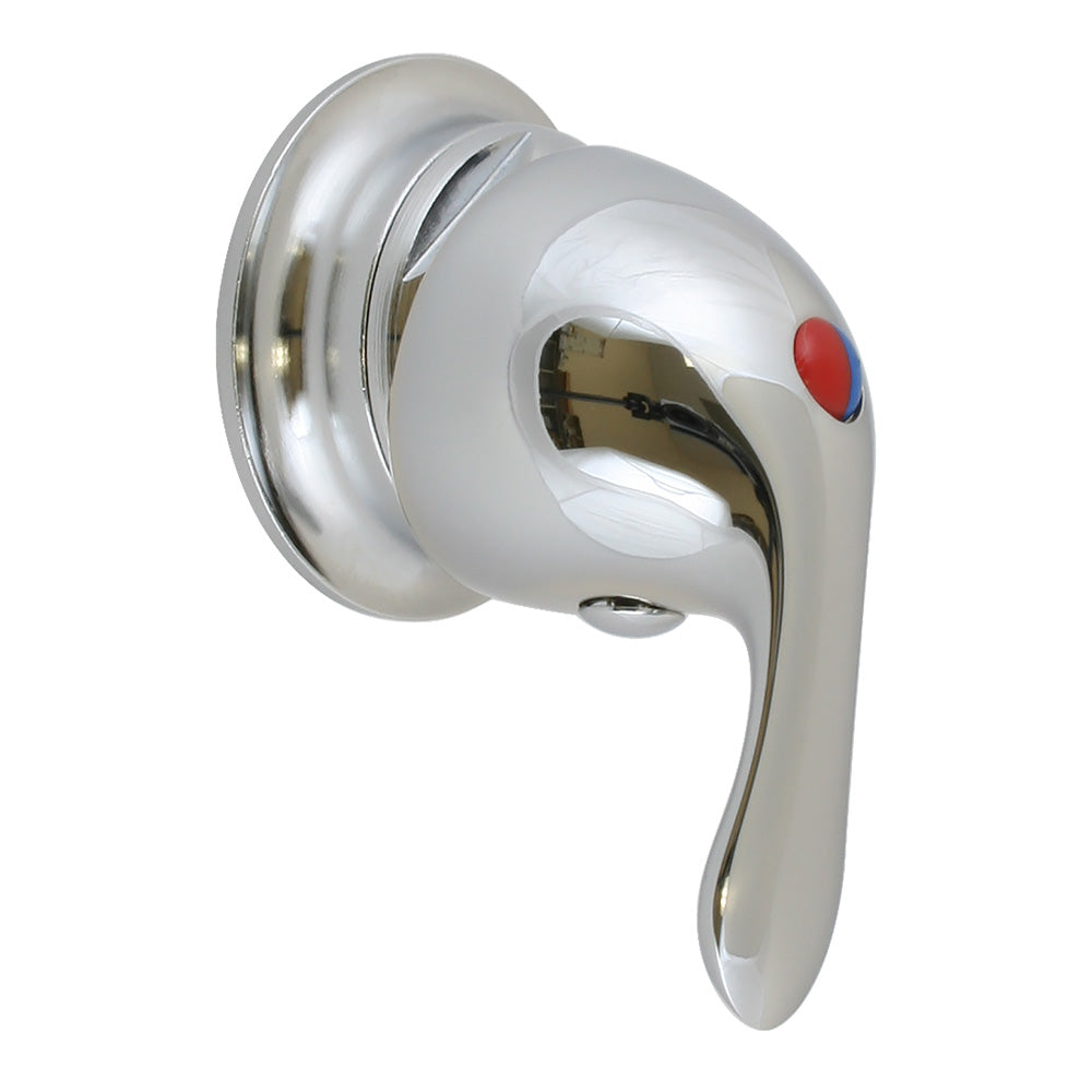 Scandvik Chrome Compact Shower Control Mixer - Single Lever - Deckhand Marine Supply