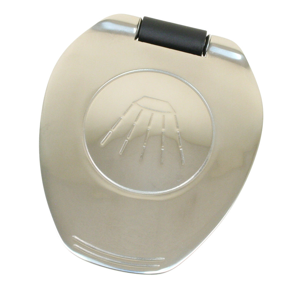 Scandvik Black  SS Recessed Transom Shower Handle/Hose - Vertical/Horizontal Mount - 6 Hose - Deckhand Marine Supply