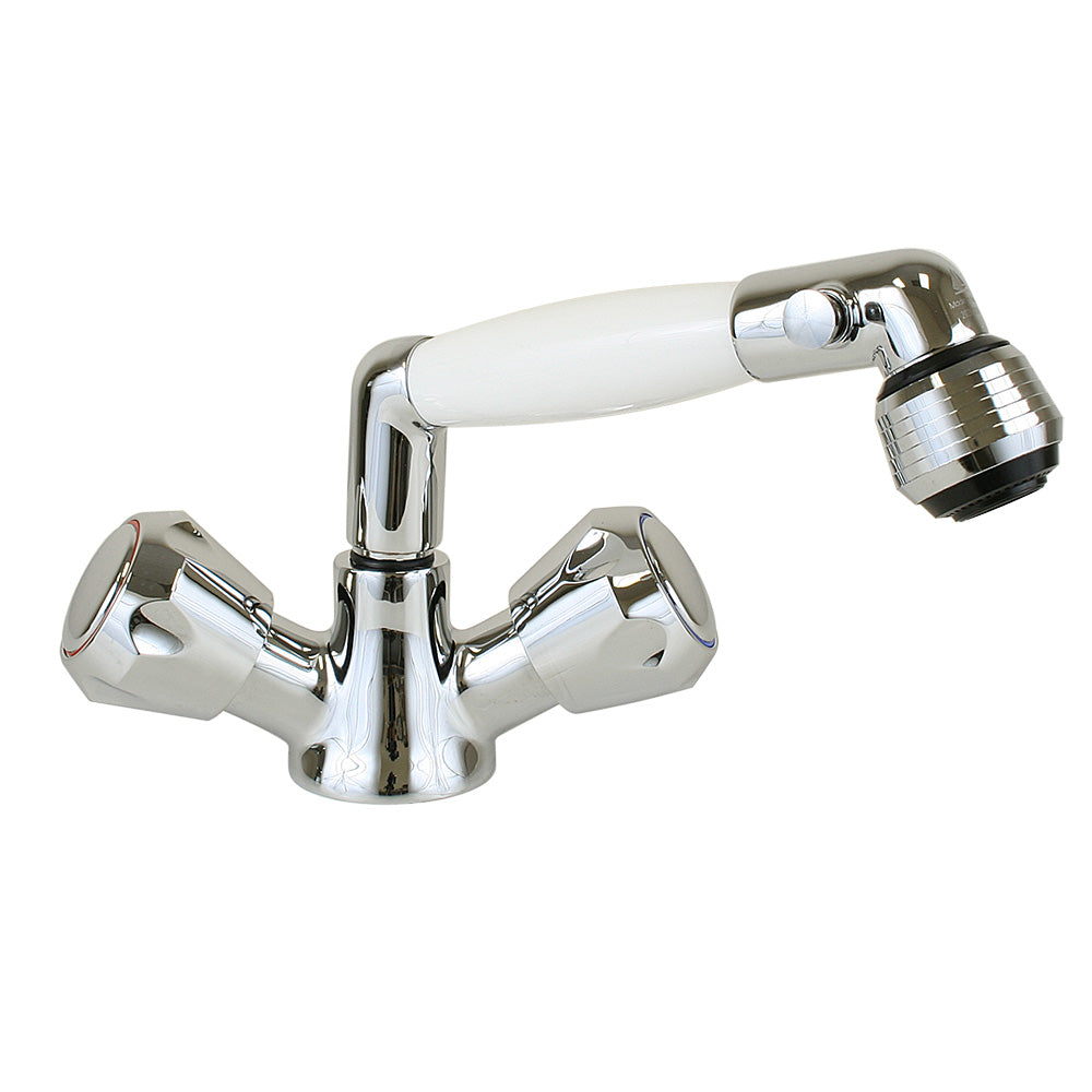 Scandvik Combo Shower Sprayer - White - Deckhand Marine Supply