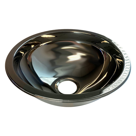 Scandvik SS Basin Sink - 11.5" x 5" - Mirror Finish - Deckhand Marine Supply