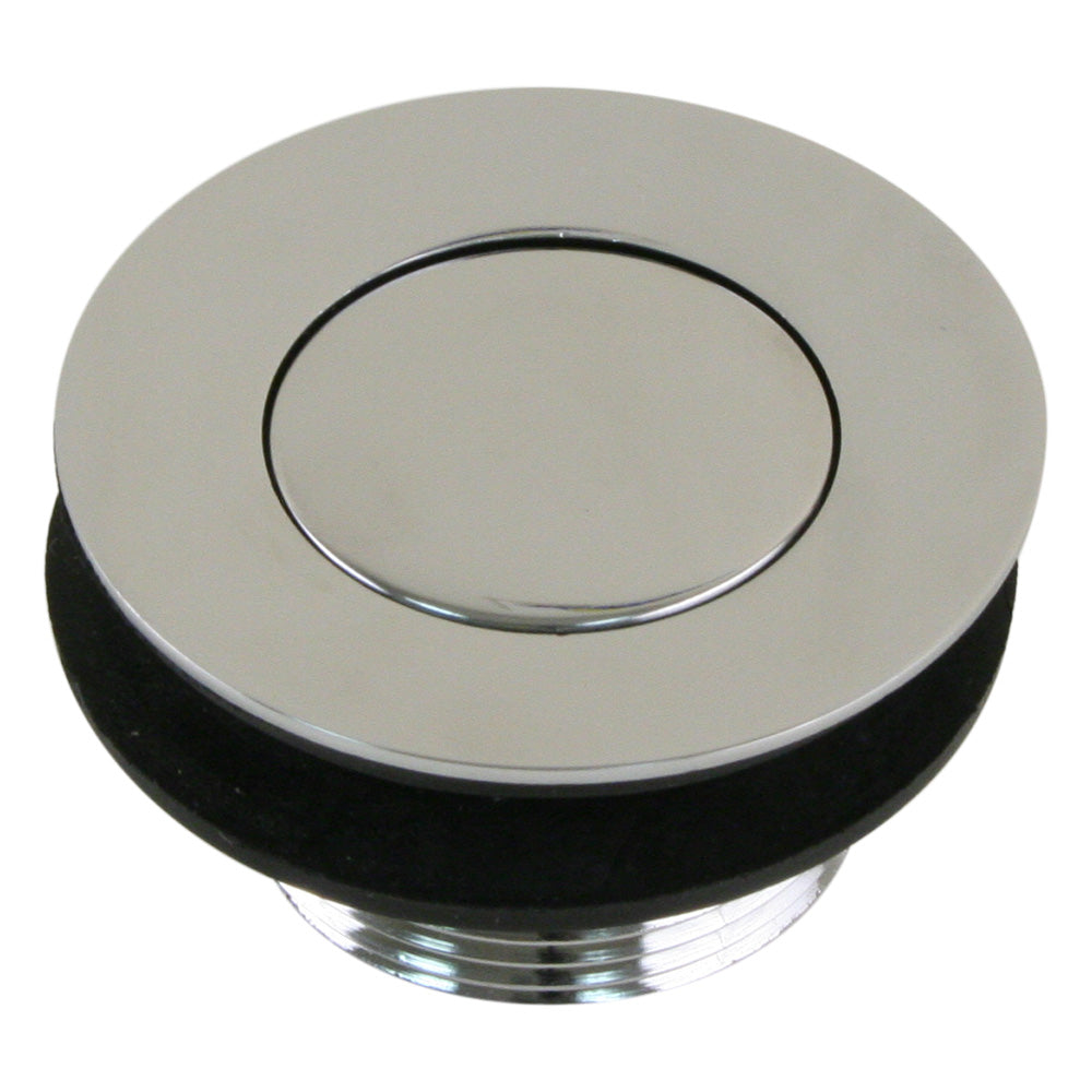 Scandvik Sink Drain w/Flip Stopper - Chrome Plated Brass - Deckhand Marine Supply