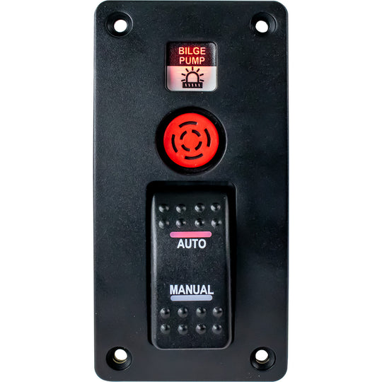 Sea-Dog Bilge Pump Water Alarm Panel w/Switch - Deckhand Marine Supply