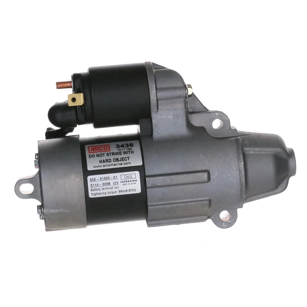 ARCO Marine Premium Replacement Outboard Starter f/Yamaha 200-300HP - 9 Tooth - Deckhand Marine Supply