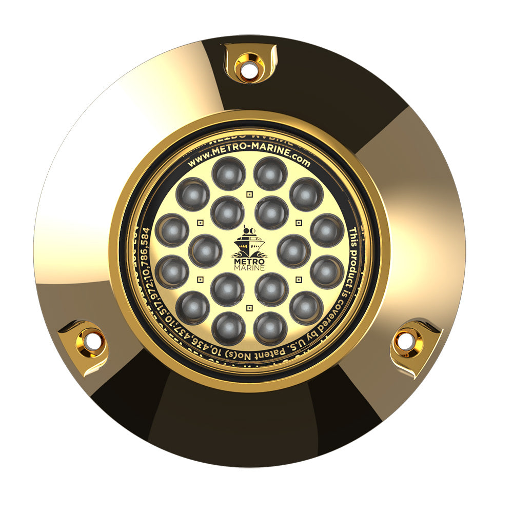 Metro Marine High-Output Submersible Underwater Light w/Intelligent Monochromatic LEDs - Blue, 90 Beam - Deckhand Marine Supply