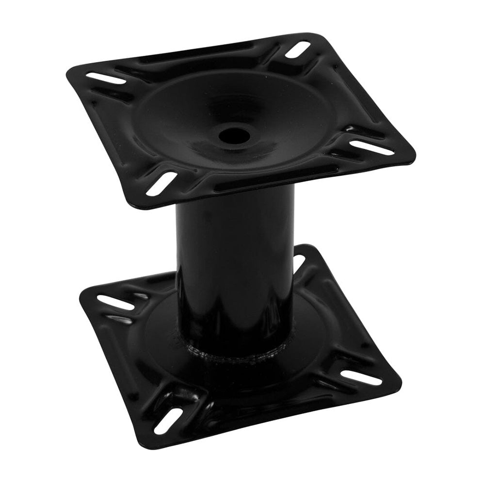 Wise 7" Steel Pedestal - Black - Deckhand Marine Supply
