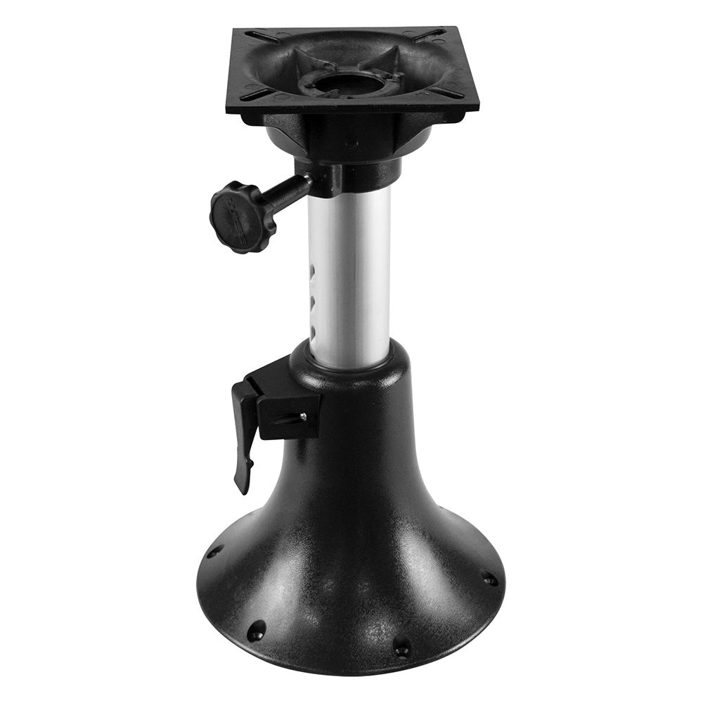 Wise 13-18" Aluminum Bell Pedestal w/Seat Spider Mount - Deckhand Marine Supply
