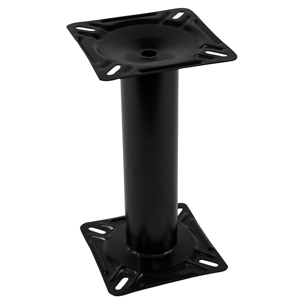 Wise 13" Steel Pedestal - Black - Deckhand Marine Supply
