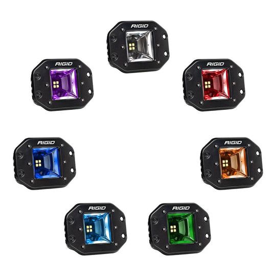 RIGID Industries Radiance Scene - RGBW - Flush Mount - Pair - Deckhand Marine Supply