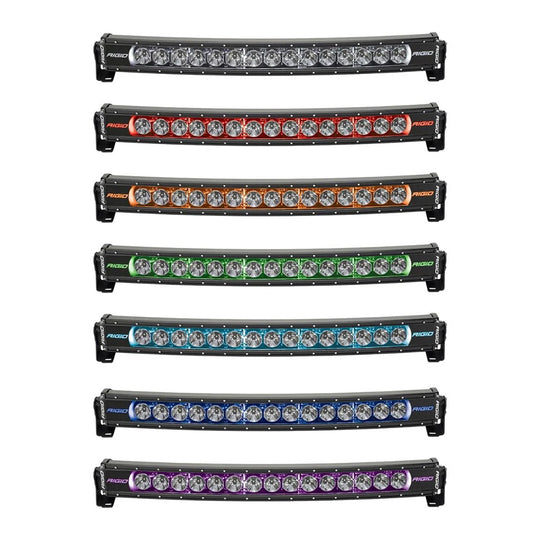 RIGID Industries Radiance + Curved 30" Light Bar - RGBW - Deckhand Marine Supply