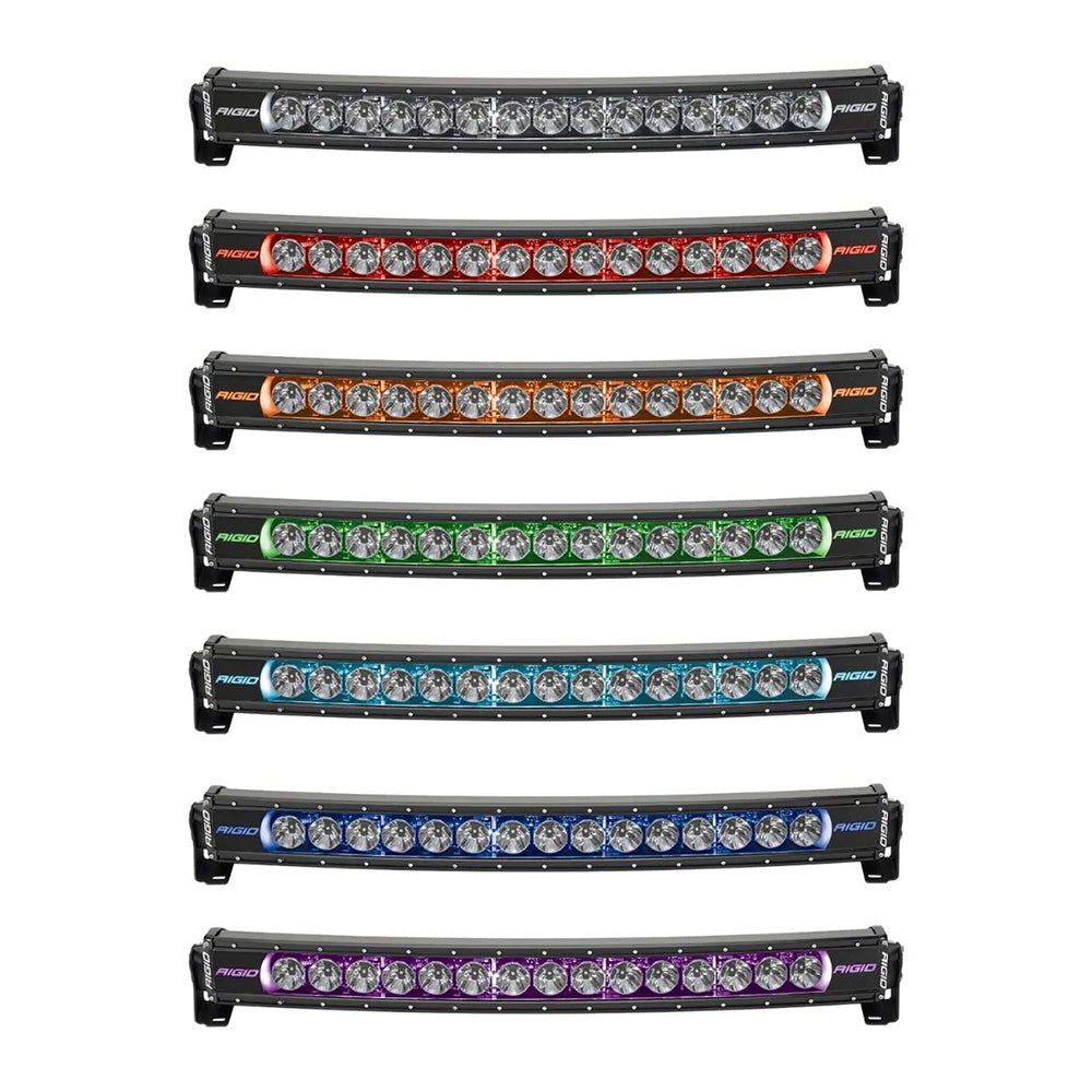 RIGID Industries Radiance + Curved 40" Light Bar - RGBW - Deckhand Marine Supply