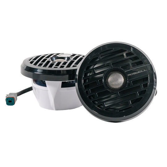 Roswell R1 6.5 Marine Speakers - Black - 80W RMS  160W Peak Power - Deckhand Marine Supply