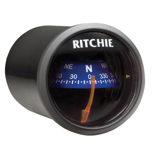 Ritchie X-23BU RitchieSport Compass - Dash Mount - Black/Blue - Deckhand Marine Supply