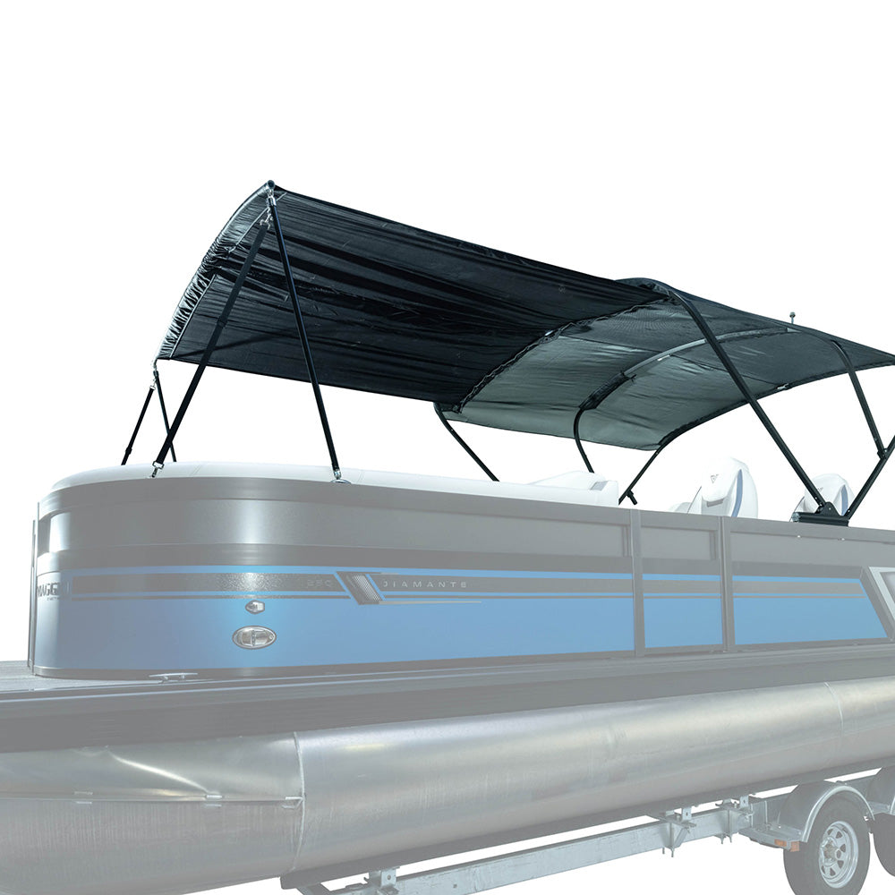 SureShade Bimini Extension f/Power Bimini - 7' Black Hardware w/Black Canvas - Deckhand Marine Supply