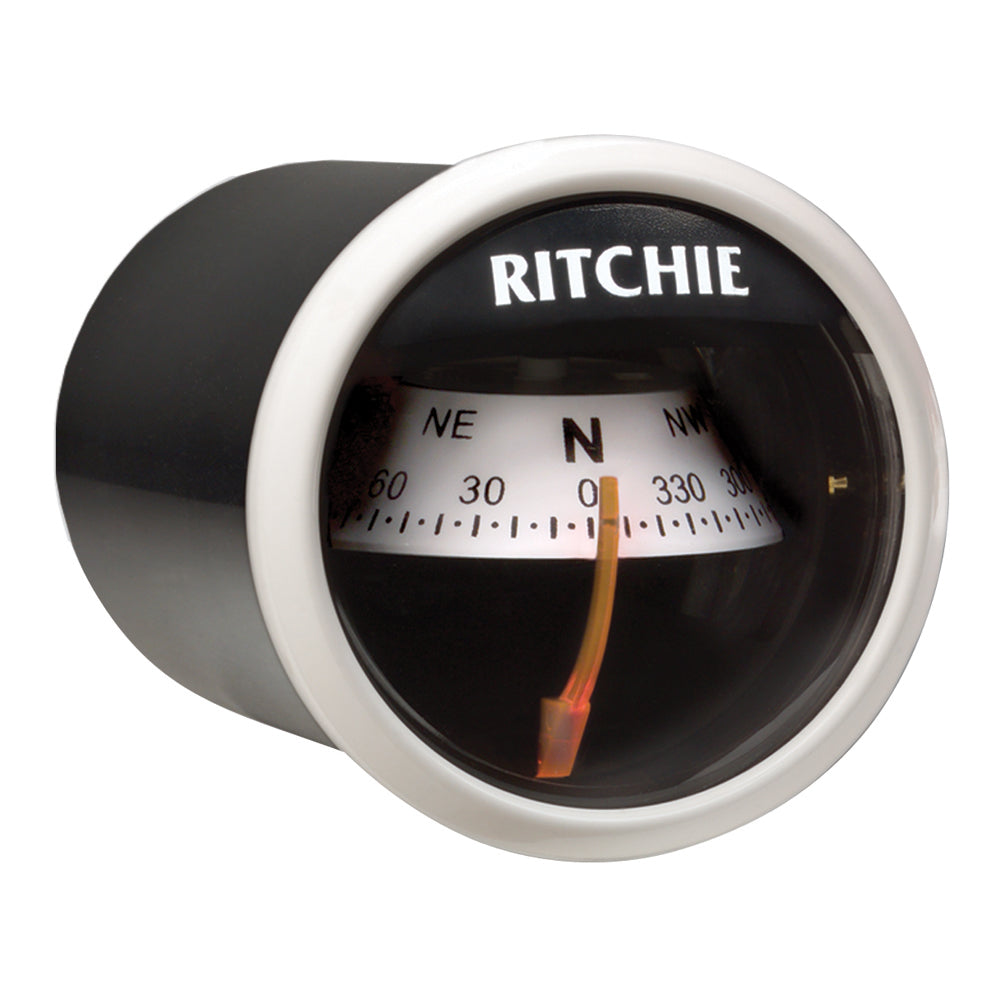 Ritchie X-23WW RitchieSport Compass - Dash Mount - White/Black - Deckhand Marine Supply