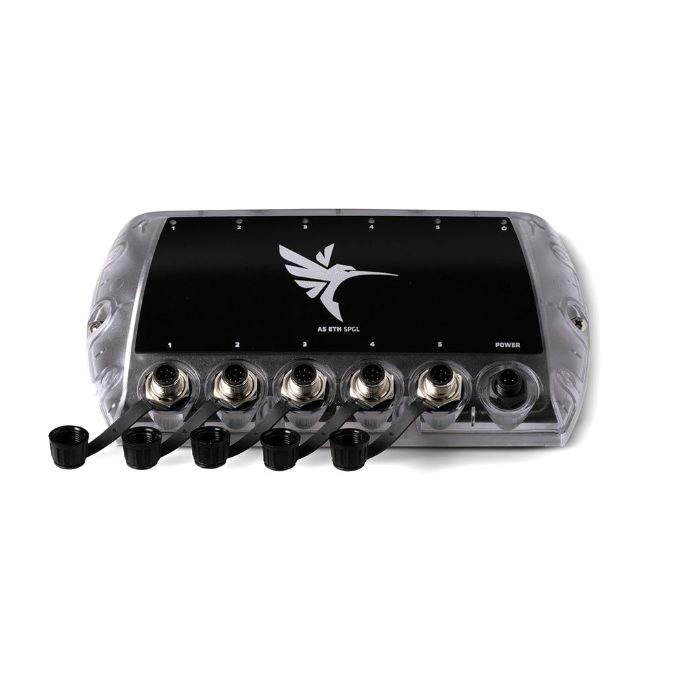Humminbird AS-ETH-5PGL 5 Port Ethernet Switch - Deckhand Marine Supply
