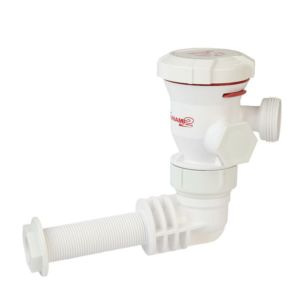 Attwood Tsunami Mk2 T500 Aerator - 12V - 90-Degree Inlet - Deckhand Marine Supply