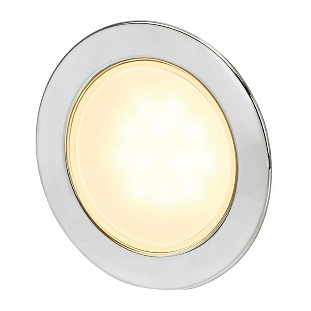 Hella Marine Round Warm White EuroLED 95 Gen 2 LED Down Light - Stainless Steel Rim - Deckhand Marine Supply