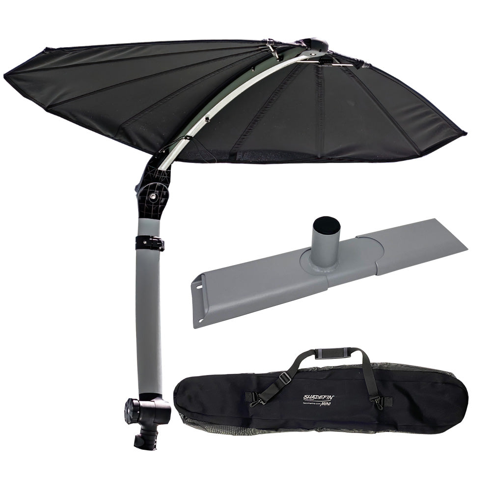 TACO ShadeFin Mini w/Black Fabric - Bag  Kayak Mount Kit - Deckhand Marine Supply