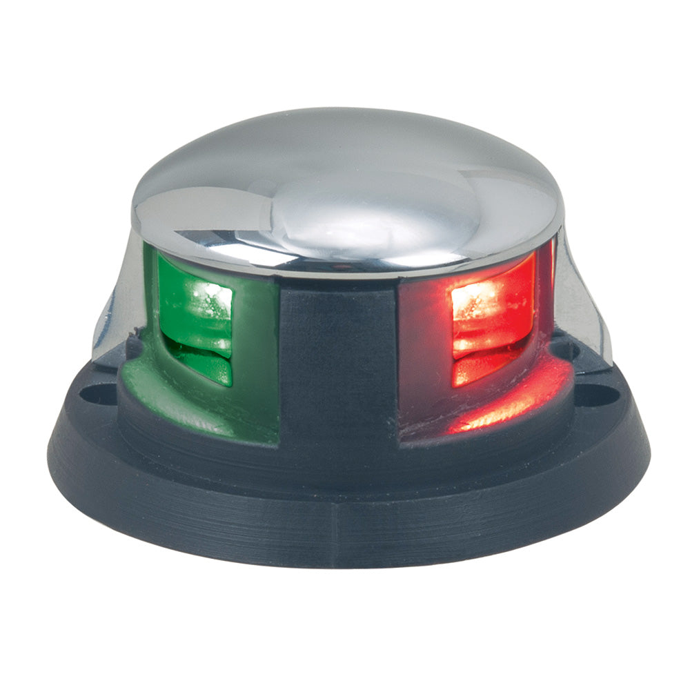 Perko Bi-Color LED Horizontal Mount - Chrome Plated Zinc - Deckhand Marine Supply
