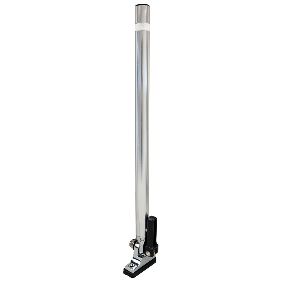 Perko 14" Folding Mount Pole Light - White All Round Light w/Quick Adjust Mount - Deckhand Marine Supply