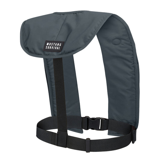 Mustang MIT 70 Automatic Inflatable PFD - Admiral Gray - Deckhand Marine Supply