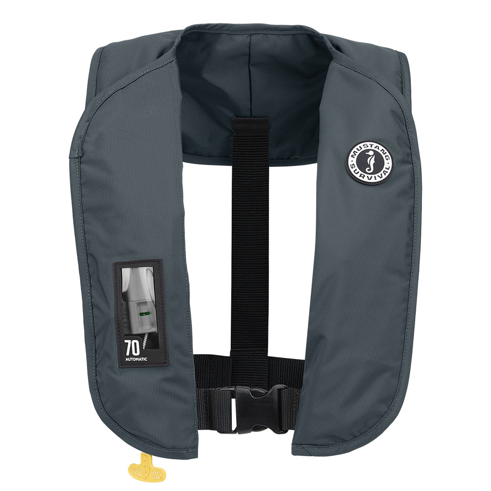 Mustang MIT 70 Automatic Inflatable PFD - Admiral Gray - Deckhand Marine Supply
